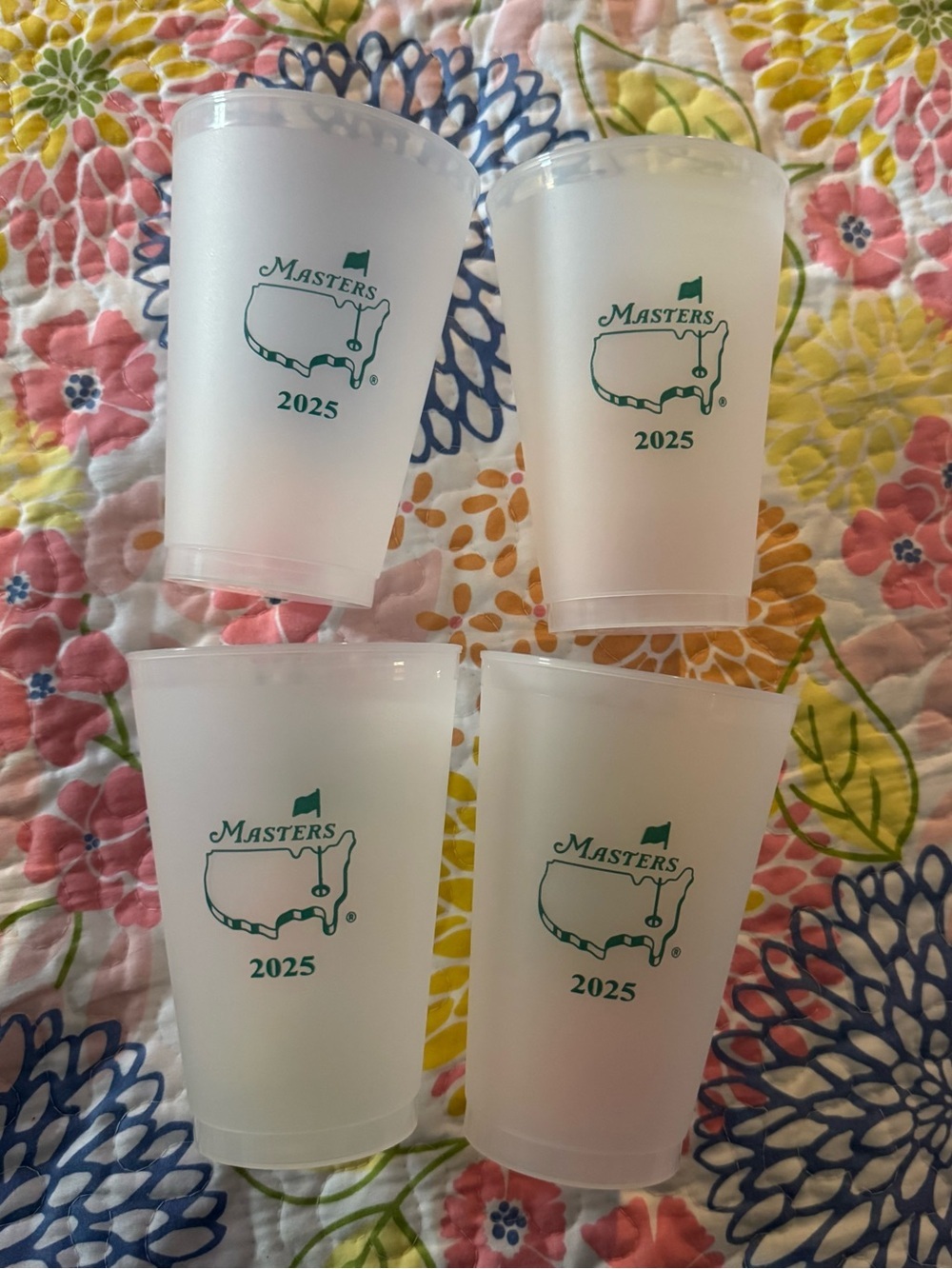 4 - 2025 Masters Souvenir Cups new